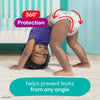 Pampers Cruisers 360 Diapers - Size 7, 44 Count, Pull-On Disposable Baby Diapers, Gap-Free Fit