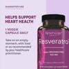 Reserveage Beauty, Resveratrol 100 mg, Antioxidant Supplement for Heart and Cellular Health, Supports Healthy Aging and Immune System, Paleo, Keto, 60 Capsules (60 Servings)