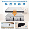 Twin/Twin XL Foam Mattress Vacuum Bag for Moving, Vacuum Seal Storage Bag with Straps