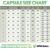 XPRS Nutra Size 0 Empty Capsules - 100 Count Empty Gelatin Capsules - Empty Pill Capsules - DIY Capsule Filling - Pure Bovine Pill Capsules Empty Gel Caps (Green/White)