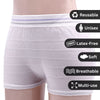 Knit Mesh Surgical Pants [5 Pack] Disposable Underwear for Postpartum, Hospital Recovery, Incontinence, Maternity - High Waisted, Soft, Stretchy, Breathable Underpants - Washable Multiple Times (M/L)