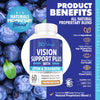 Bio Naturals Eye Vitamin Supplement with Lutein, Zeaxanthin, Lycopene, Bilberry, Quercetin & More - All Natural Proprietary Blend Supports Vision & Macular Health - 60 Veggie Capsules