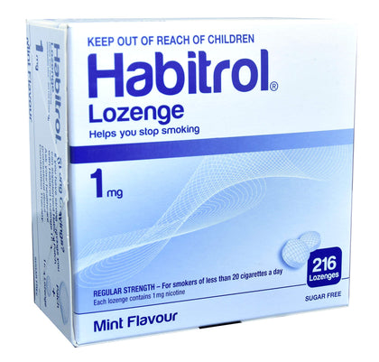 Habitrol Nicotine Lozenge Mint Flavor 216 Lozenges (1mg)