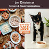 Wellness CORE Tiny Tasters Wet Cat Food Topper, Grain Free, Complete & Balanced Nutrition Made with Real Meat, No-Mess Pouches, 12 Pack (Adult Cat, Seafood Variety Pack)