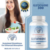 S-Acetyl L-Glutathione 300mg PER Capsule 60 Caps, Extra Strength (Acetylated Glutathione) S Acetyl Glutathione 300mg Acid Resistant Capsules for Bioavailable Absorbtion. Glutathione Gold 300mg