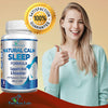 YUMMYVITE Natural Calm Sleep Aid with Magnesium, L-Theanine, Melatonin, GABA, 5-Htp | Sleep Aid | Non-GMO - 60 Capsules