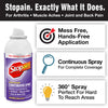 Stopain Pain Relief Spray 4oz, USA Made, Max Strength Fast Acting with Menthol, MSM, Glucosamine for Lower Back, Arthritis, Knee, Neck, Joints, HSA FSA Approved OTC Topical Analgesic Product