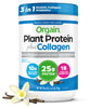 Orgain Protein Powder + Collagen, Vanilla Bean - 25g of Protein, 10g Collagen Peptides, 1B Probiotics, Supports Hair, Skin, Nail, Joint & Gut Health, Gluten Free, Dairy Free, Soy Free - 1.6lb