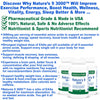 Nature's 9 3000 Essential Amino Acids Supplement, Best EAA Amino Acid Complex All 9 Essential Amino Acid Pills, Vegan Aminos 90 Pill 1 Gram Per Tablet