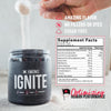 Xwerks Ignite Orange Pre Workout Powder - Best Natural Keto Pre-Workout for Women and Men with Explosive Energy - Gluten Free Preworkout Blend for Endurance and Stamina - 150 mg Caffeine 30 Servings