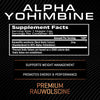 Alpha Yohimbine - Yohimbe Bark Fat Burner, Weight Loss Pills That Work Fast - 3rd Party Tested for Purity and Potency, 60 capsules by RAW Synergies