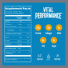 Vital Proteins Performance Powder, 25g Lactose-Free Milk Protein Isolate Casein & Whey Blend, NSF for Sport Certified, 10g Collagen Peptides, 8g EAAs, 5g BCAAs, Gluten-Free - Vanilla, 1.72lb