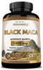 Organic Black Maca 1,900 mg per serving Natural Energy Booster Peruvian Maca for men & women 120 capsules