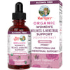 USDA Organic Women's Wellness Liquid Herbal Supplements by MaryRuth's | Includes Stinging Nettle, Raspberry Leaf, Eleuthero Root, Chaste Tree Berry | Menstrual Support | Non-GMO, Vegan