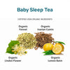 Secrets Of Tea Baby Sleep Tea- Organic Baby Comfort Tea - Gentle Soothing Herbal Blend for Infants - Caffeine-Free Natural Calm 20 Sachets (1Pack)