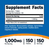 Nutricost L-Arginine 1000mg, Amino Acid Tablets (150 Tablets) (Expiry 4/01/2027)