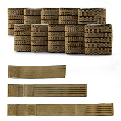 Elastic Bandage Spare Parts Wrap Elastic Wrap Strape Band Straps Banda Elastica Lipo Pad Band Beauty Machine Accessories 3 Size 10 pcs Tan Elitzia