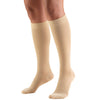 Truform 20-30 mmHg Compression Stockings for Men and Women, Knee High Length, Closed Toe, Beige, Large