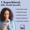 Ned - Mellö Magnesium Superblend - Magnesium Powder Supplement Drink Mix with All Natural Magnesium Glycinate and L Theanine, 30 Servings - Supports Cognitive Function, Sleep, Calm Magnesium Powder