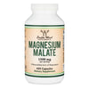 Magnesium Malate Capsules (420 Count) - 1,500mg Per Serving (Magnesium Bonded to Malic Acid), Third Party Tested, Vegan Friendly, Gluten Free by Double Wood Supplements