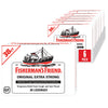 Fisherman's Friend Cough Drops, Cough Suppressant and Sore Throat Lozenges, Original Extra Strong, 10mg Menthol, 228 Drops (6 Packs of 38)