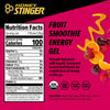 Honey Stinger Energy Gel Variety Pack | 5 Packs Each of Gold and Organic Fruit Smoothie | Gluten Free & Caffeine Free | For All Exercises | Sports Nutrition for Home & Gym, Pre and Mid Workout