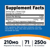 Nutricost Magnesium Bisglycinate Powder (Peach Mango, 250 Grams) - Chelated Magnesium Supplement