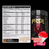 EHP Labs Pride Pre Workout Powder Energy Supplement - Sugar Free Preworkout for Men & Women, Energy Powder Boost Drink with BCAA - 280mg of Caffeine - Strawberry Snowcone (40 Servings)