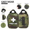 First Aid Kit for Hiking, Backpacking, Camping, Travel, Car & Cycling. with Waterproof Laminate Bags You Protect Your Supplies! Be Prepared for All Outdoor Adventures or at Home & Work (Camouflage)