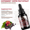 Hana Naia Coffeeberry: Whole Coffee Fruit Extract Supplement, 60-Day Supply, BDNF Brain Supplement, Focus Supplement and Cognitive Supplement, Brain Booster for Brain Health, 30ml