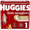 Huggies Size 1 Diapers, Little Snugglers Newborn Diapers, Size 1 (8-14 lbs), 32 Count