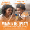 Vitamin D USDA Organic | Vitamin D3 Liquid | Sugar Free | Liquid Vitamin D Spray Immune Support for Adults & Kids | Bone Health | VIT D3 | Vegan | Gluten Free | Non-GMO | 30 Servings