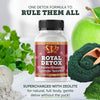 Royal Detox - All-in-One Cleanse | Zeolite, Cilantro, Chlorella, Spirulina, Apple Pectin | Full Body, Liver, Colon Detox | Supports Energy, Mood, Immunity, Gut Health, Reduced Inflammation 90 Capsules