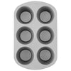 Wilton Giant Cupcake Pan, Jumbo Muffin and Cupcake Pan, 6-Cup, Steel