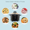 Elite Gourmet ERC2010B Electric Rice Cooker with Stainless Steel Inner Pot Makes Soups, Stews, Porridge's, Grains and Cereals, 10 cups cooked (5 Cups uncooked), Black