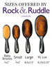 Rock & Ruddle Natural Mixed Bristle Hair Brush for Women and Kids (Large 8.3