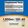 Nutricost Reishi Mushroom Capsules 1500mg, 60 Servings - CCOF Certified Made with Organic Reishi Mushroom, Vegetarian, Gluten Free, 750mg Per Capsule, 120 Capsules