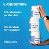 TransformHQ L-Glutamine Powder, 500G, 100 Servings - Gluten Free, Non-GMO