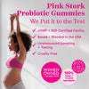 Pink Stork Probiotic Gummies for Prenatal & Postnatal Women - Probiotics for Digestion, Morning Sickness, pH Balance, Gut Health, Immune Support - 60 Sugar-Free Probiotics - 5 Billion CFUs