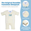 Magic Sleepsuit Baby Merlin's Swaddle Transition Product - Cotton - Cream colour- for 6-9 Months baby