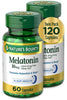 Nature's Bounty Melatonin, Promotes Relaxation and Sleep Health, 10mg, Capsules, 60 Ct (2 Pack)