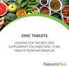 NaturesPlus Zinc 10 mg - 90 Tablets, Pack of 2 - Supports Immune Health & Overall Well-Being - High-Potency Amino Acid Chelate Form - Gluten Free, Vegetarian - 180 Total Servings