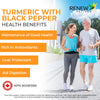 Renew Actives Turmeric Curcumin + Black Pepper - Digestive Aid, Promotes Liver Health - Wound Care - Health & Wellness Boost - 120 Capsules