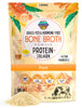 Paradise Naturals 100% Grass-Fed Beef Bone Broth Protein Powder -Active Probiotics- Collagen Peptide Rich, 15g Protein, Non-GMO, Low Sodium, Healthy Skin Hair Joints, Gut Health, Paleo Keto, No Gluten