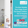 Handisure Child Door Safety Door Pinch Guard. Automatic, Hinge & Lock Side Safety, Reliable, Multiple Awards & Unique, Baby Door Stopper. Easy to Install & Build to Last Finger Guard for Door