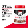 Muscle Milk 100% Whey With Probiotics Protein Powder, Vanilla, 1.85 Pound, 23 Servings, 27g Protein, 2g Sugar, 1B CFU Probiotics, Low in Fat, NSF Certified for Sport, Packaging May Vary