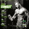 MusclePharm Combat Protein Powder, Vanilla Flavor, Fuels Muscles for Productive Workouts, 5 Protein Sources including Whey Protein Isolate & Egg Albumin, Gluten Free, 4 lb, 52 Servings