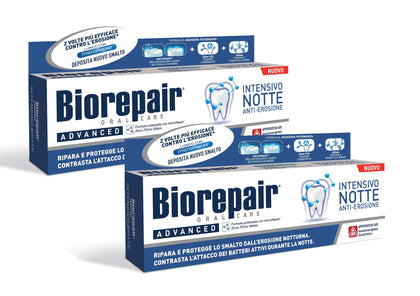 [ 2 PACK ] Biorepair Night Intensive Toothpaste 75 ML - Packaging May Vary