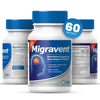 Vita Sciences Migravent Migraine Relief Supplement w/Vitamin B2, Riboflavin, Magnesium, Coenzyme CoQ10, PA-Free Butterbur, Bioperine, Premium Herbal Extracts 60 Count