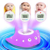 Famidoc Baby Bath Thermometer with Room Thermometer New Upgraded Sensor Technology for Baby Bath Tub Floating Toy Thermometer (Purple)